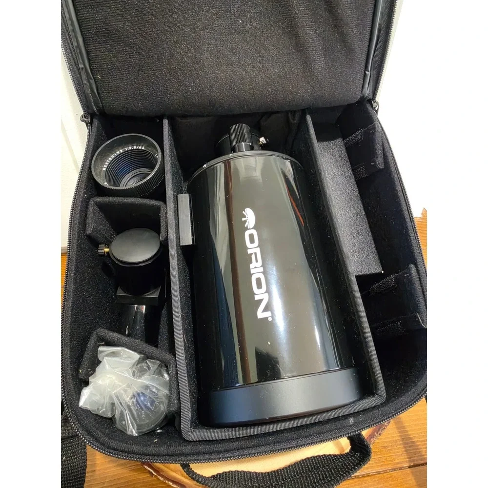 Orion 90mm Maksutov-Cassegrain Spotting Scope Telephoto Lens 500mm f/5.6 Case